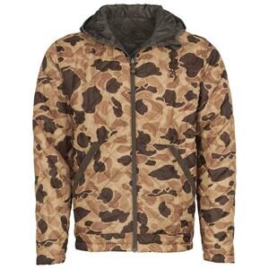Men’s Reversible Camo Jacket Quilted Puffer Hunting Outdoor Coat NWT